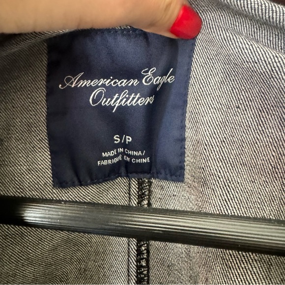 American eagle denim moto jacket women’s small - Picture 5 of 5